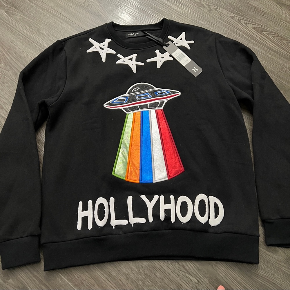 Men’s Hudson Outerwear Hollywood Pullover Crewneck Sweatshirt New with Tags LRG